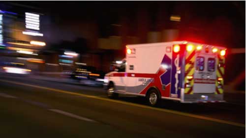 Ambulance, concept of crash leaving one dead in Jackson County